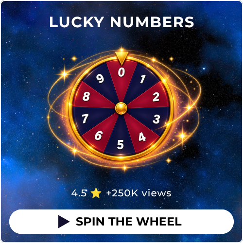 Today's Lucky Numbers