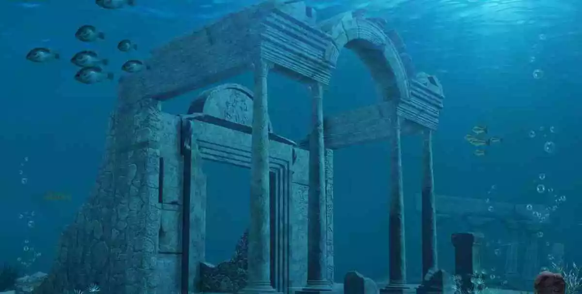 Lost city of Atlantis