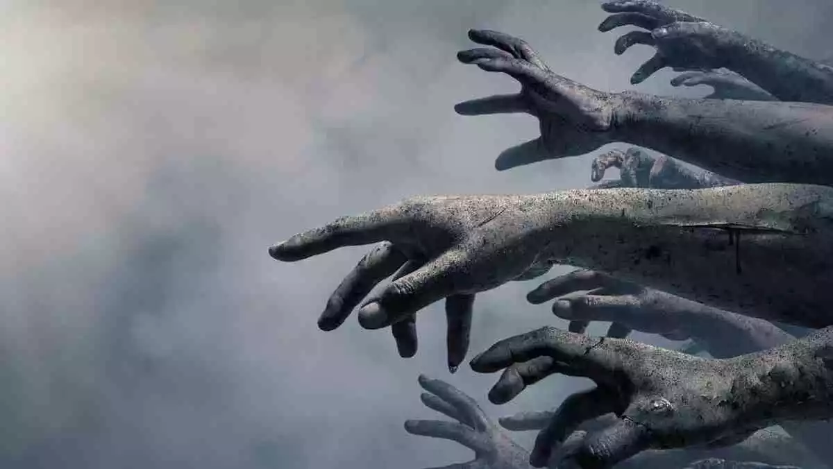 Zombies hands