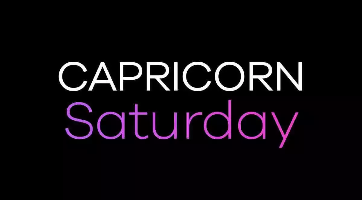 Capricorn Horoscope Saturday 2020