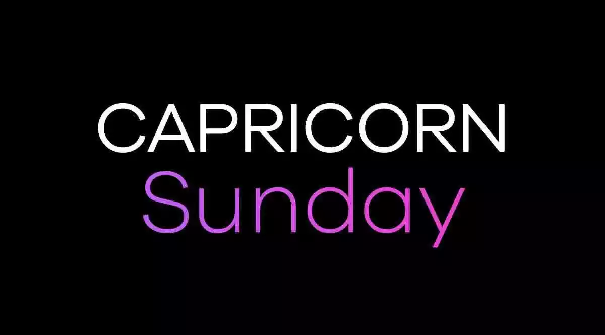Capricorn Horoscope Sunday 2020