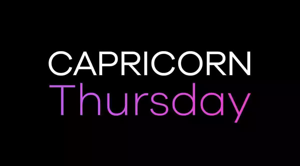 Capricorn Horoscope Thursday 2020