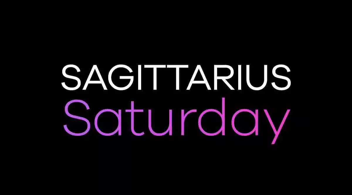 Sagittarius Horoscope Saturday 2020