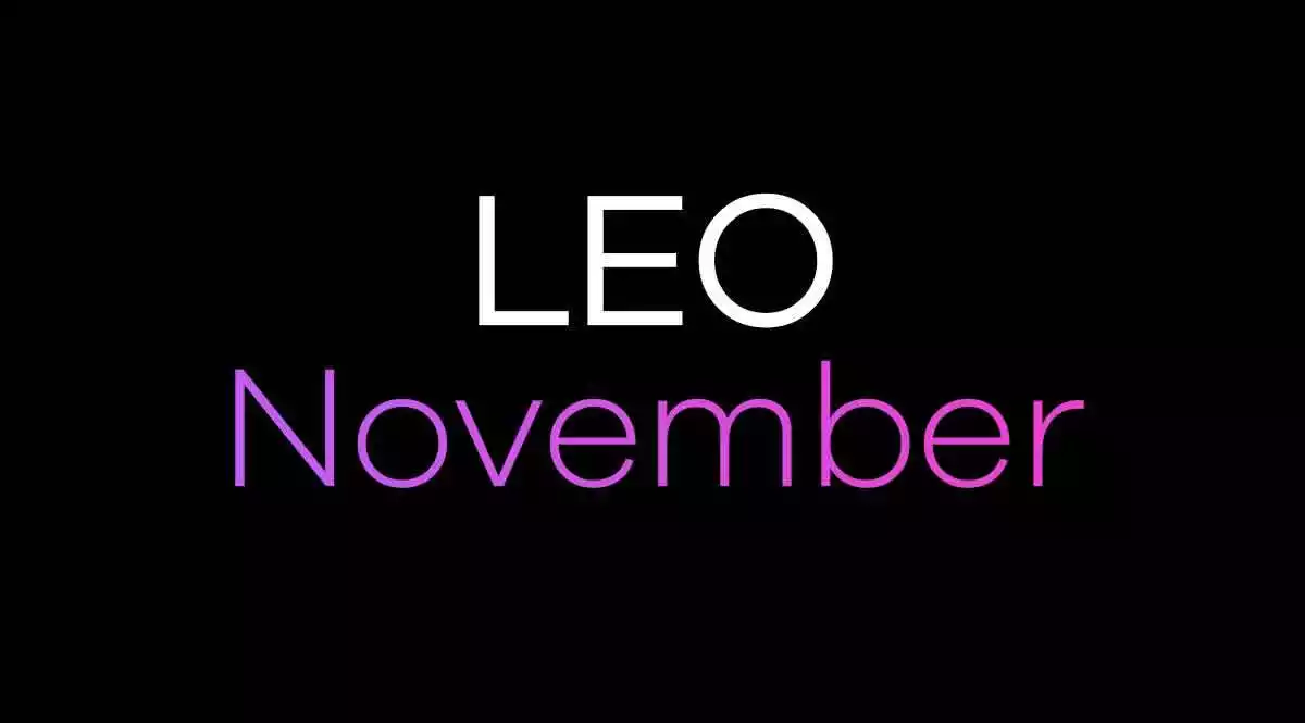 Leo Horoscope November
