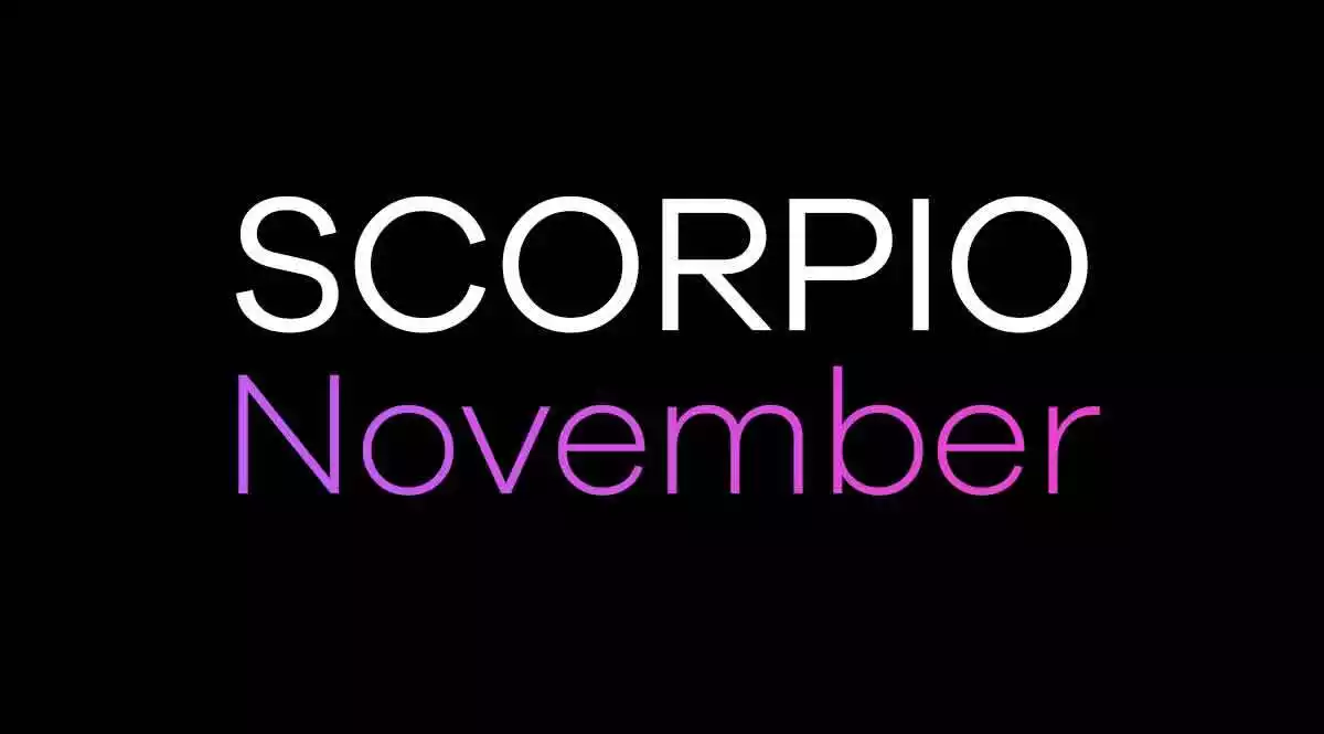 Scorpio Horoscope November