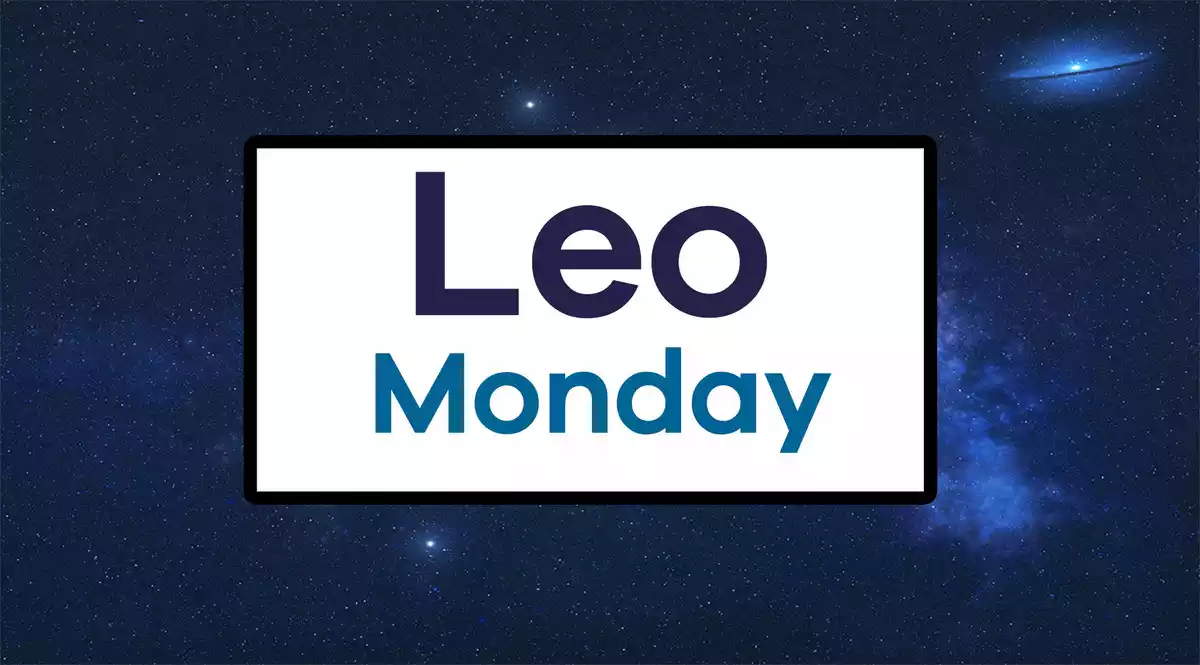 Leo Monday on a sky background