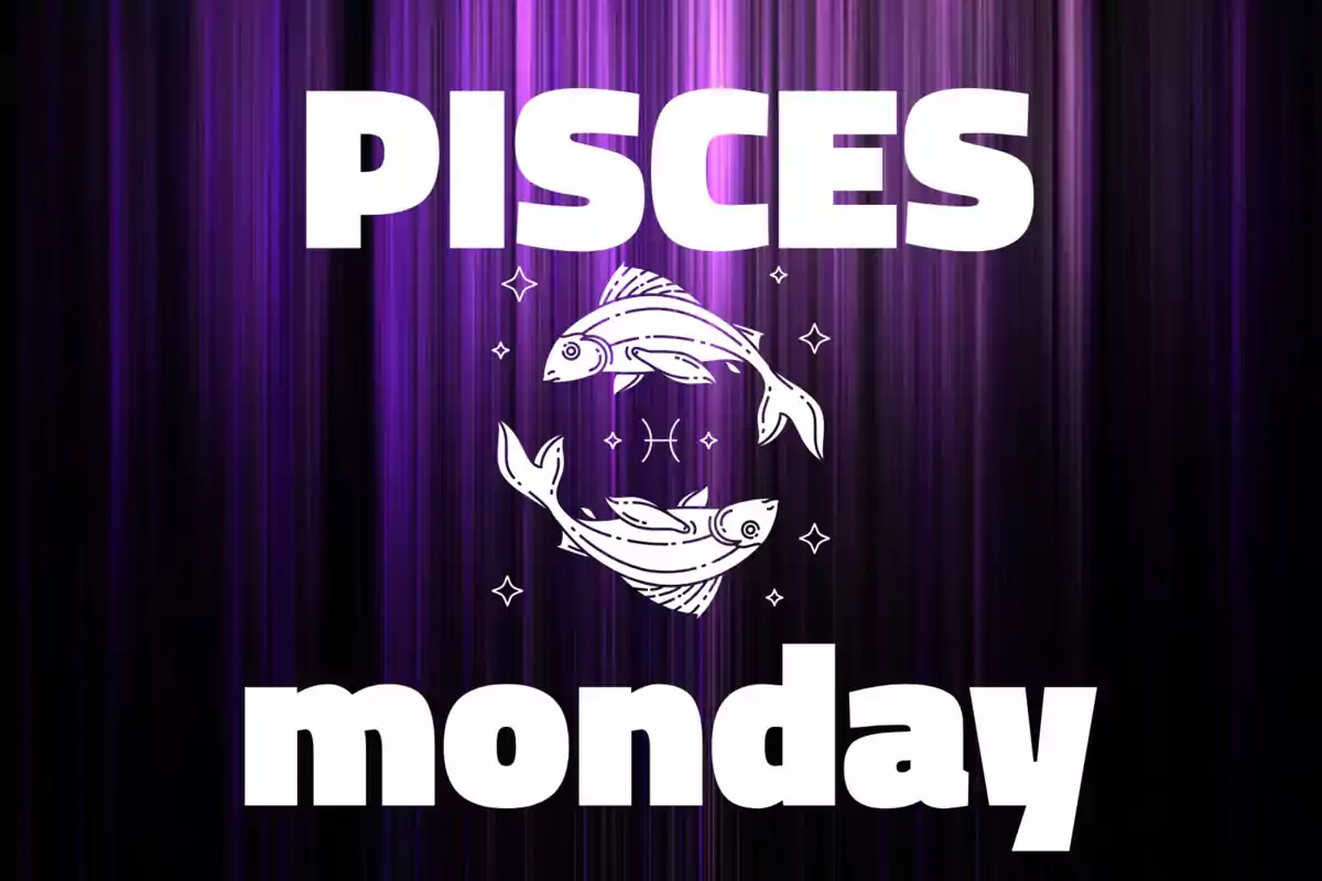 Black background with a pink full moon and the words "Aries Monday" in white letters